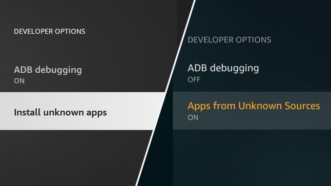 Activer les applications inconnues sur Fire TV Stick